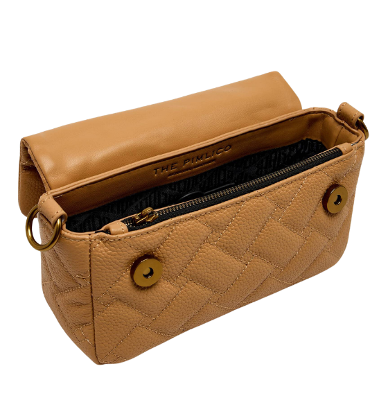 Camel Leather Mini Pimplico Bag St