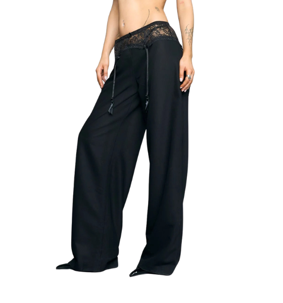 Black Gartner Pants