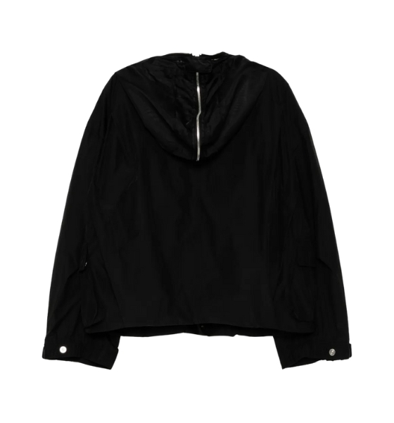 Black Parachute Layered Hood Jumper