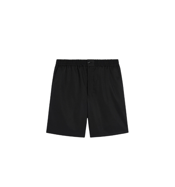 Black Twill Shorts