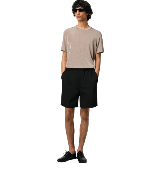 Black Twill Shorts