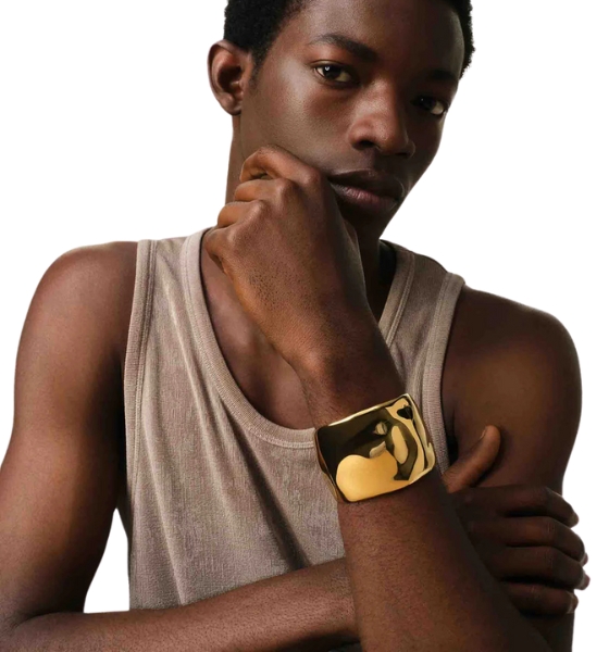 Dune Large Size Cuff Brass