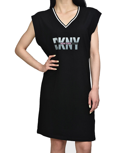 Logo Black Dress