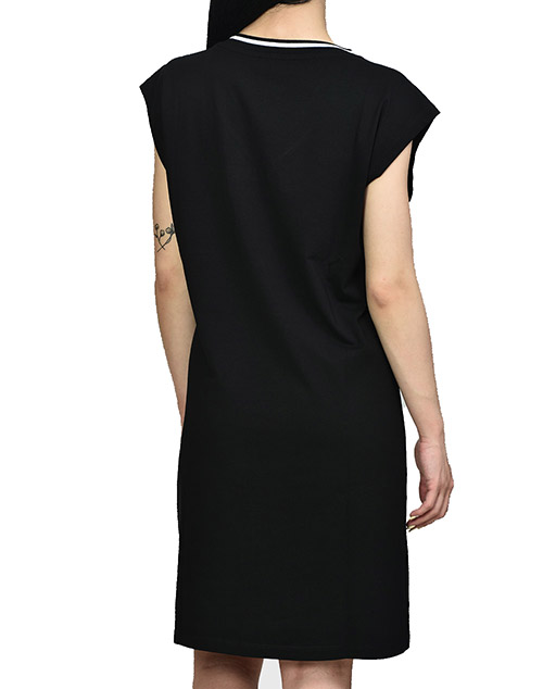 Logo Black Dress