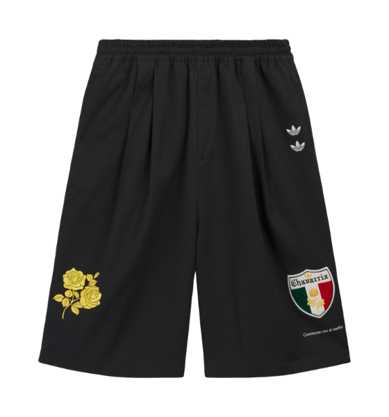 Black Twill WC Long Shorts