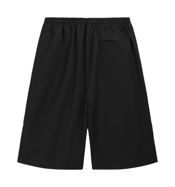 Black Twill WC Long Shorts