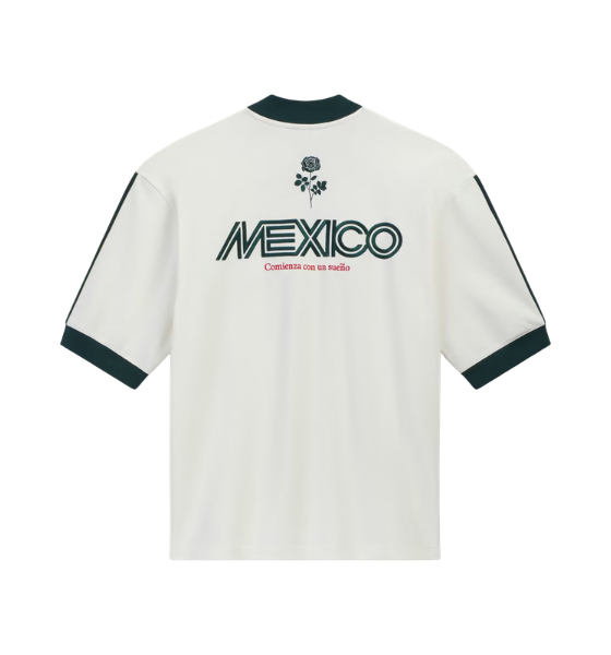 Off White/Green WC Soccer Tee