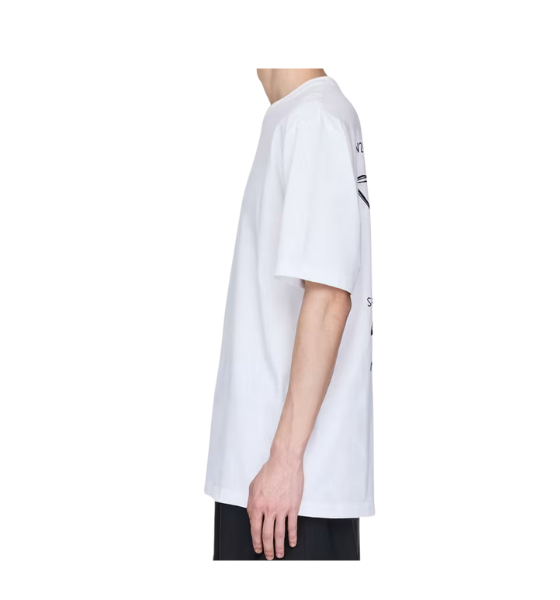 White M Merch Ss Tee