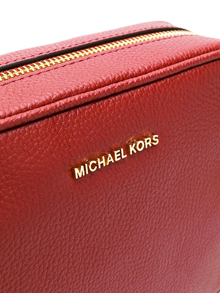 Jet Set Red Leather Crossbody Bag