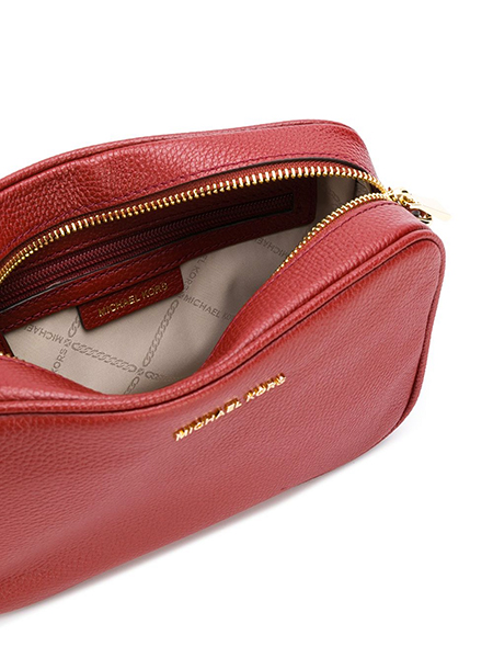Jet Set Red Leather Crossbody Bag