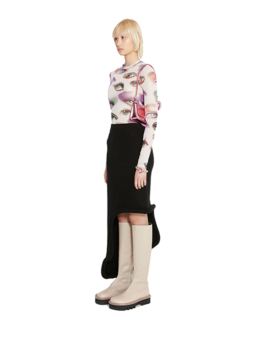Eye Print Long Sleeve Underpinning