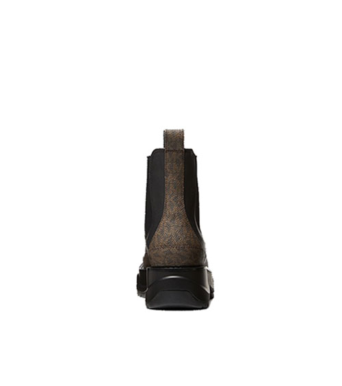 Dupree Brown Logo Black Bootie