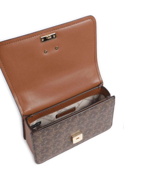 Delancey Brn/Luggage SM EW TH Chain Xbody Bag