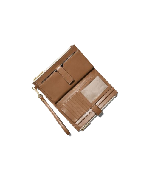 Jet Set Vanilla DBLZP Wristlet Wallet