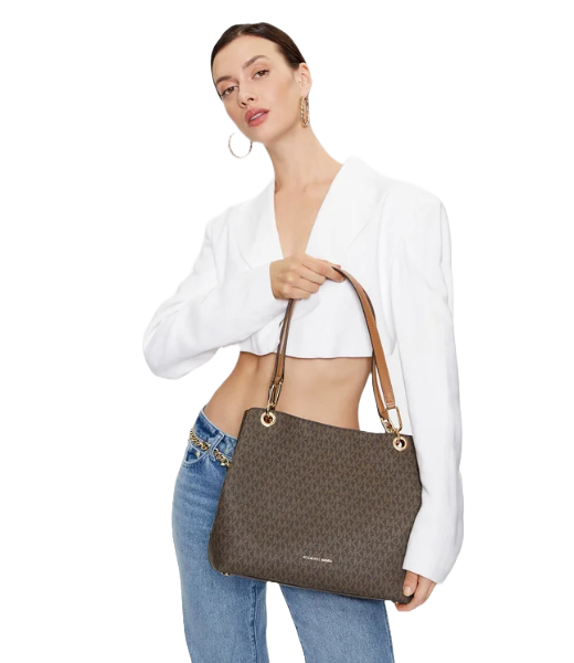Kensington Brn Acorn Lg Tote Bag