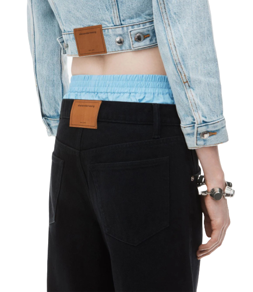 Ballon Jean Prestyle Boxer Washed Black