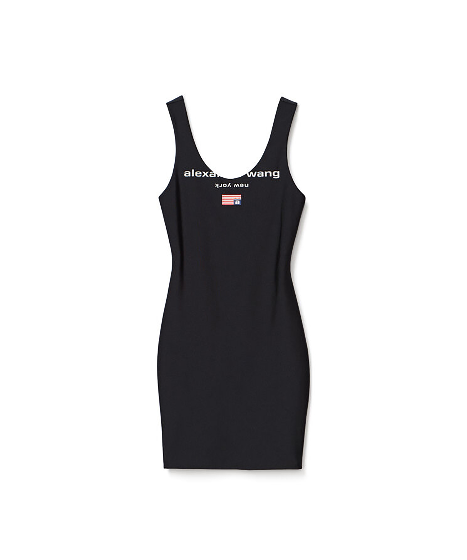 Fitted Logo Tank Dress In Active Stretch