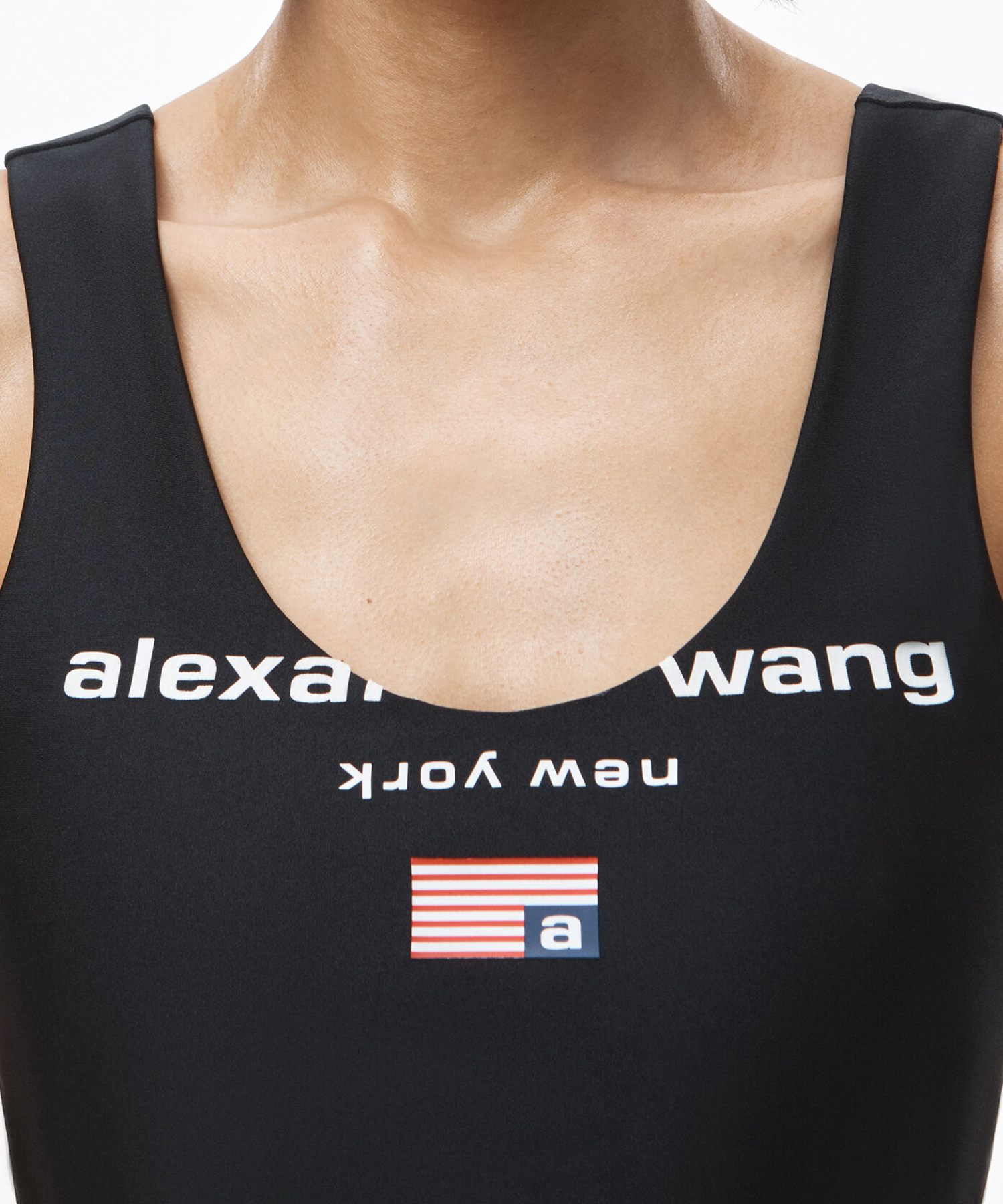 Fitted Logo Tank Dress In Active Stretch