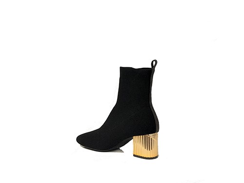 Porter Mid Black Bootie