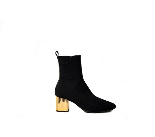 Porter Mid Black Bootie
