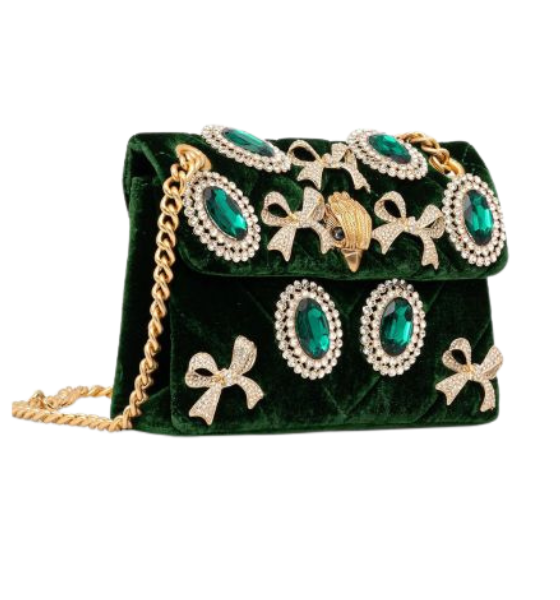 Dark Green Mini Kensington Bag