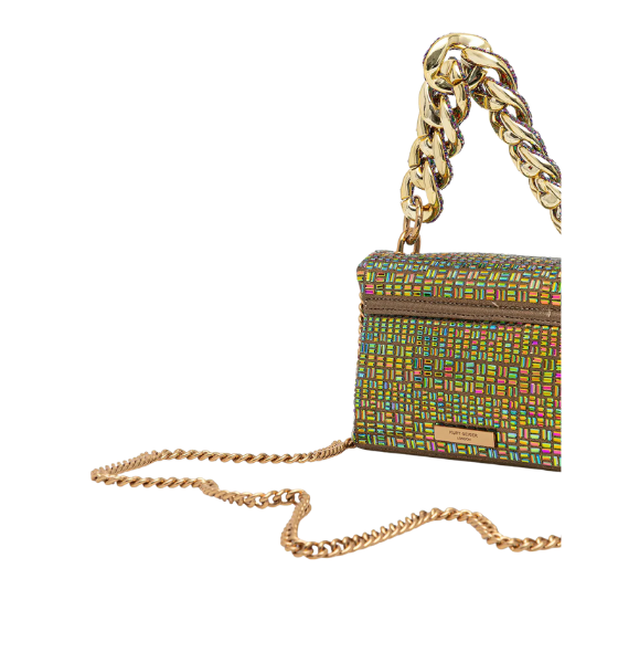Gold Comb Mini Kensington Chain Bag