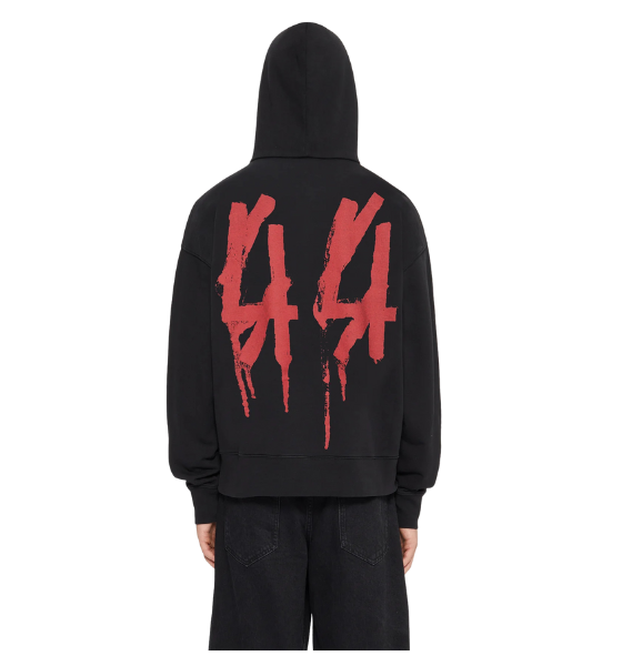 Black/Red Drip High Risk Hoodie