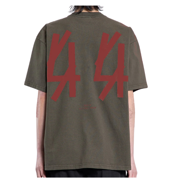 Faded Green/Red 44 High Risk T-Shirt