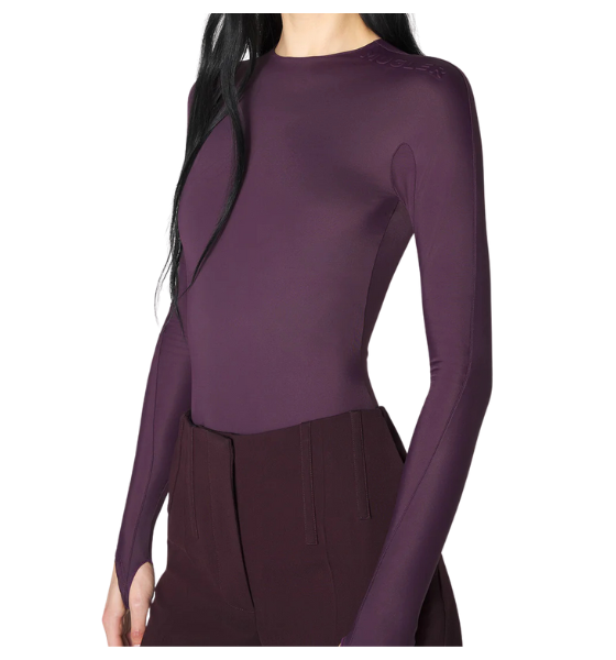 Dark Raisin Shoulder Body Logo