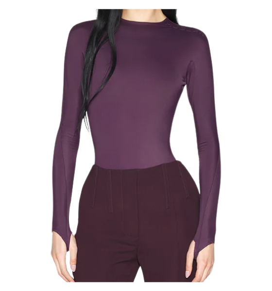 Dark Raisin Shoulder Body Logo