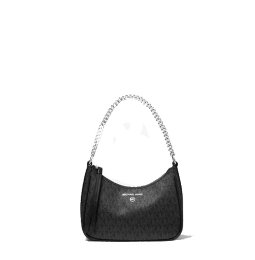 Jet Set Charm Black Shoulder Bag
