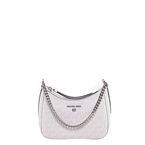 Jet Set Charm White Shoulder Bag