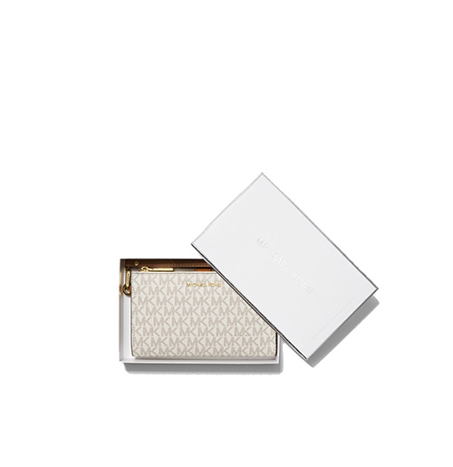 Jet Set Vanilla Logo Wallet
