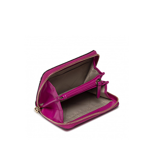 Jet Set Charm Cerise Card Wallet