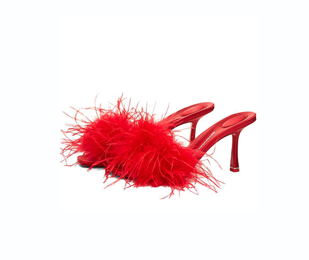 Lulu 85 Sandal Satin/Feather
