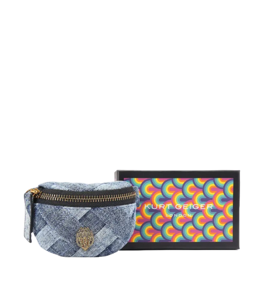 Kensington Denim Wristlet