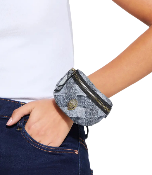 Kensington Denim Wristlet
