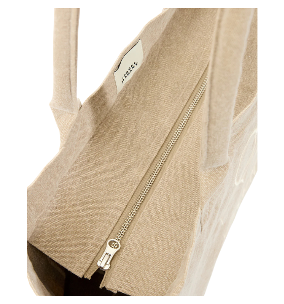 Beige Yenky Zipped Bag