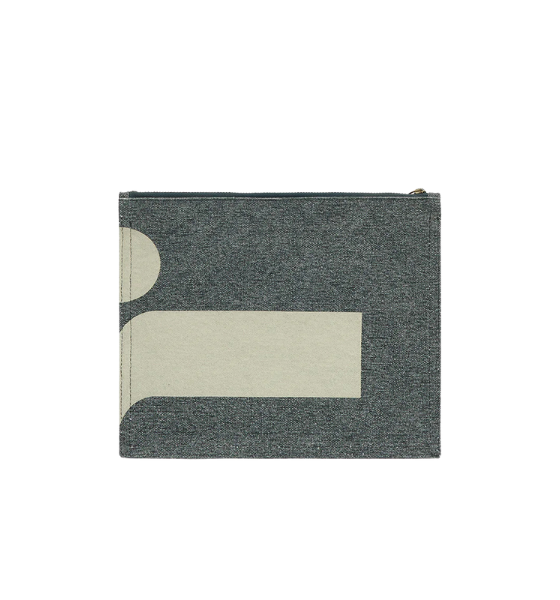 Faded Black Netia Clutch