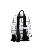 White Logo Nataly Backbag