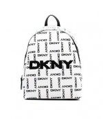 White Logo Nataly Backbag
