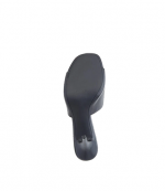 Black Tevin Sandal Mule