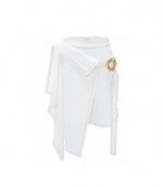 Side Drape Chain Link Skirt