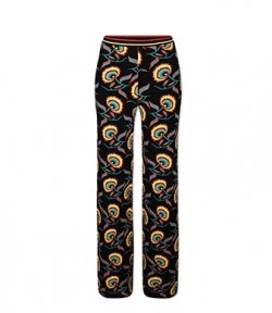 Jacquard Jamaican Flower Straight Pants