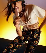 Jacquard Jamaican Flower Straight Pants