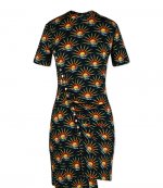 Black Suns Short Pleated Dress