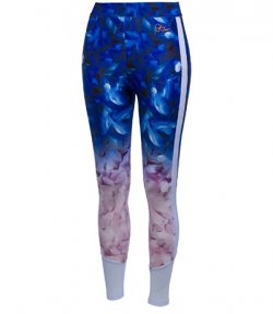 SOPHIA WEBSTER TIGHT ILLUSION BLUE LEGGINS