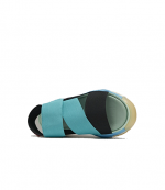 Y-3 Black Vivid Mint Bright Cyan Hokori Sandal