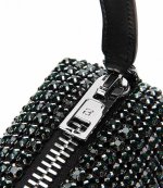Olivine Heiress Medium Pouch With Crystals