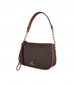 Large Brown Acorn Pouchette